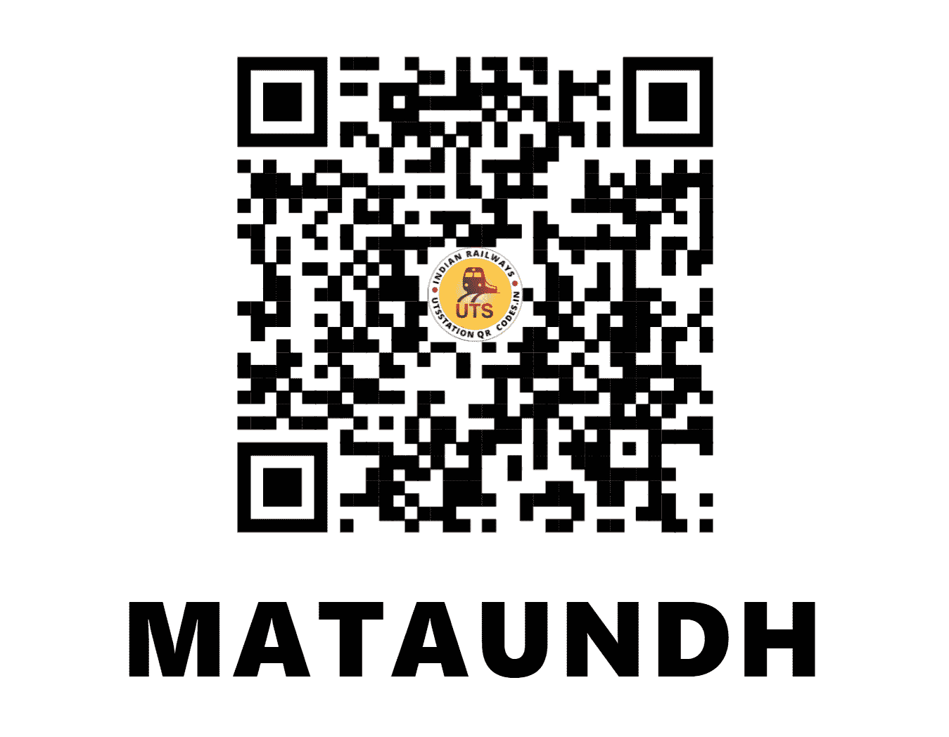 UTS QR Code for MATAUNDH - MTH - NC (UTTAR PRADESH)